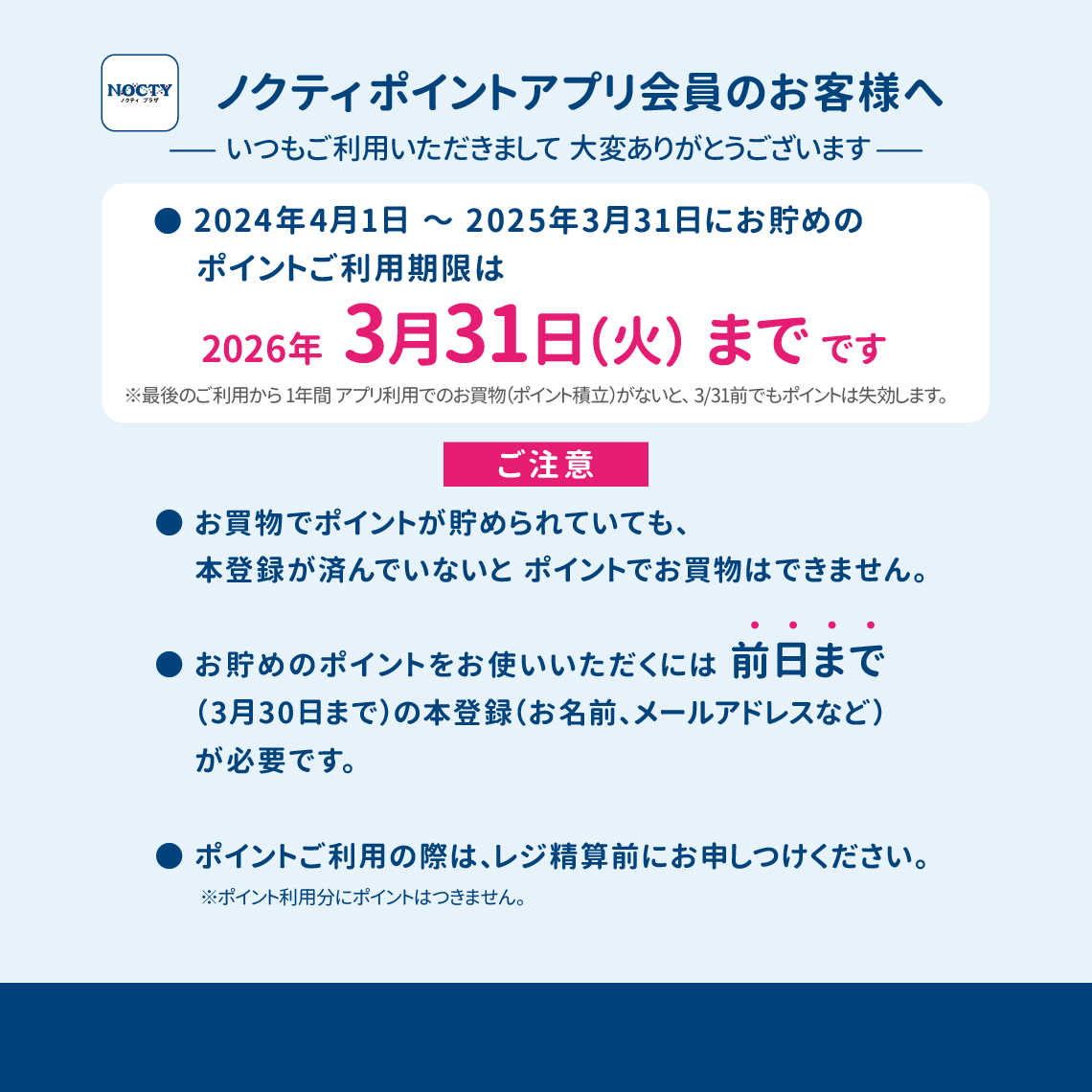 ノクティポイント有効期限