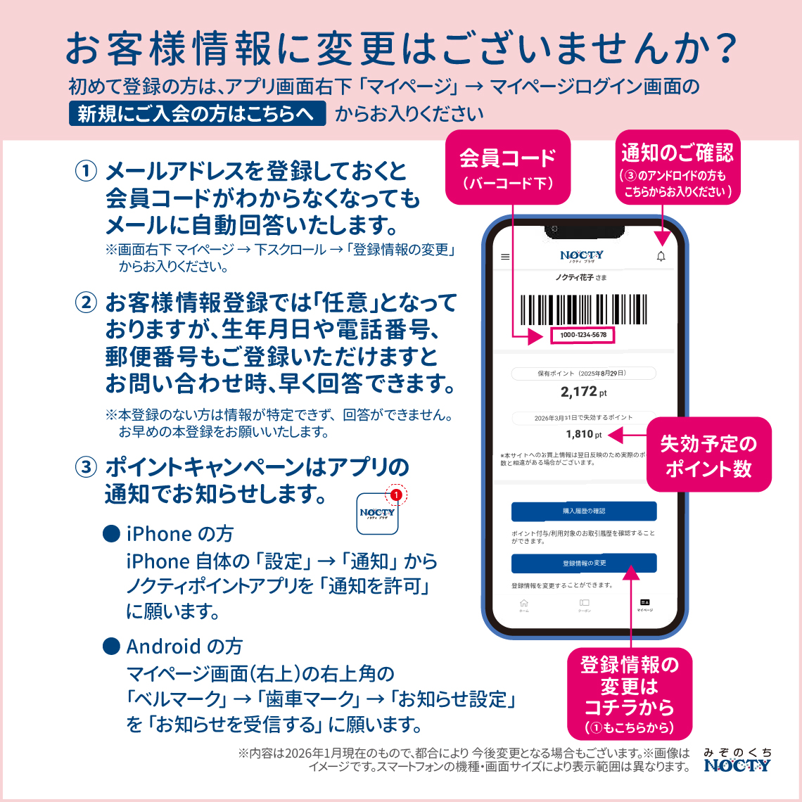 ノクティポイント有効期限