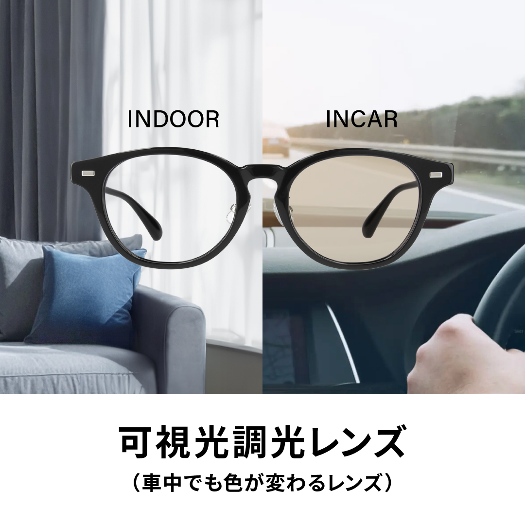 可視光調光レンズ
