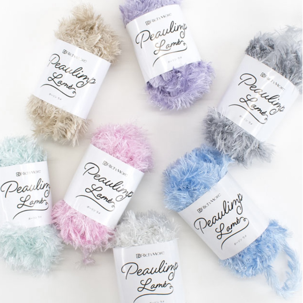 ふんわり軽やかな糸「ポーリンラメ」