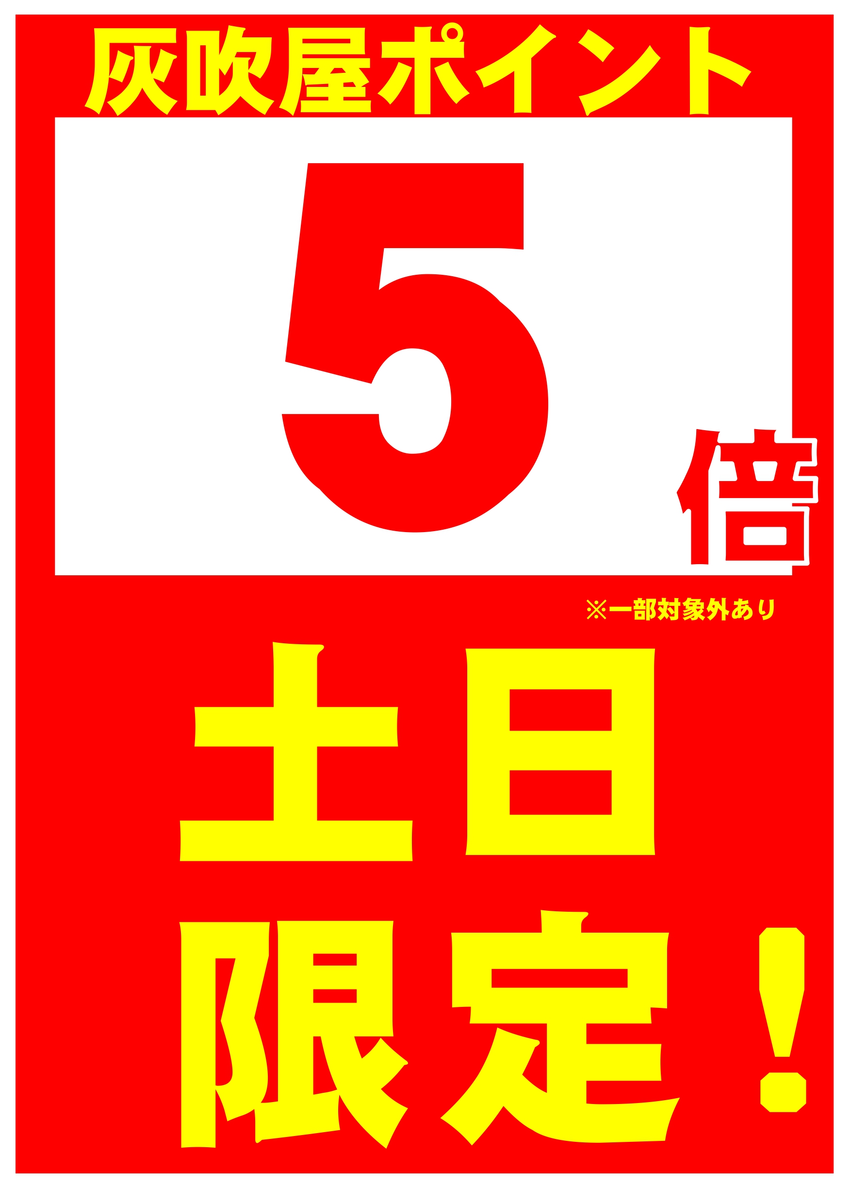 ★本日ポイント５倍★