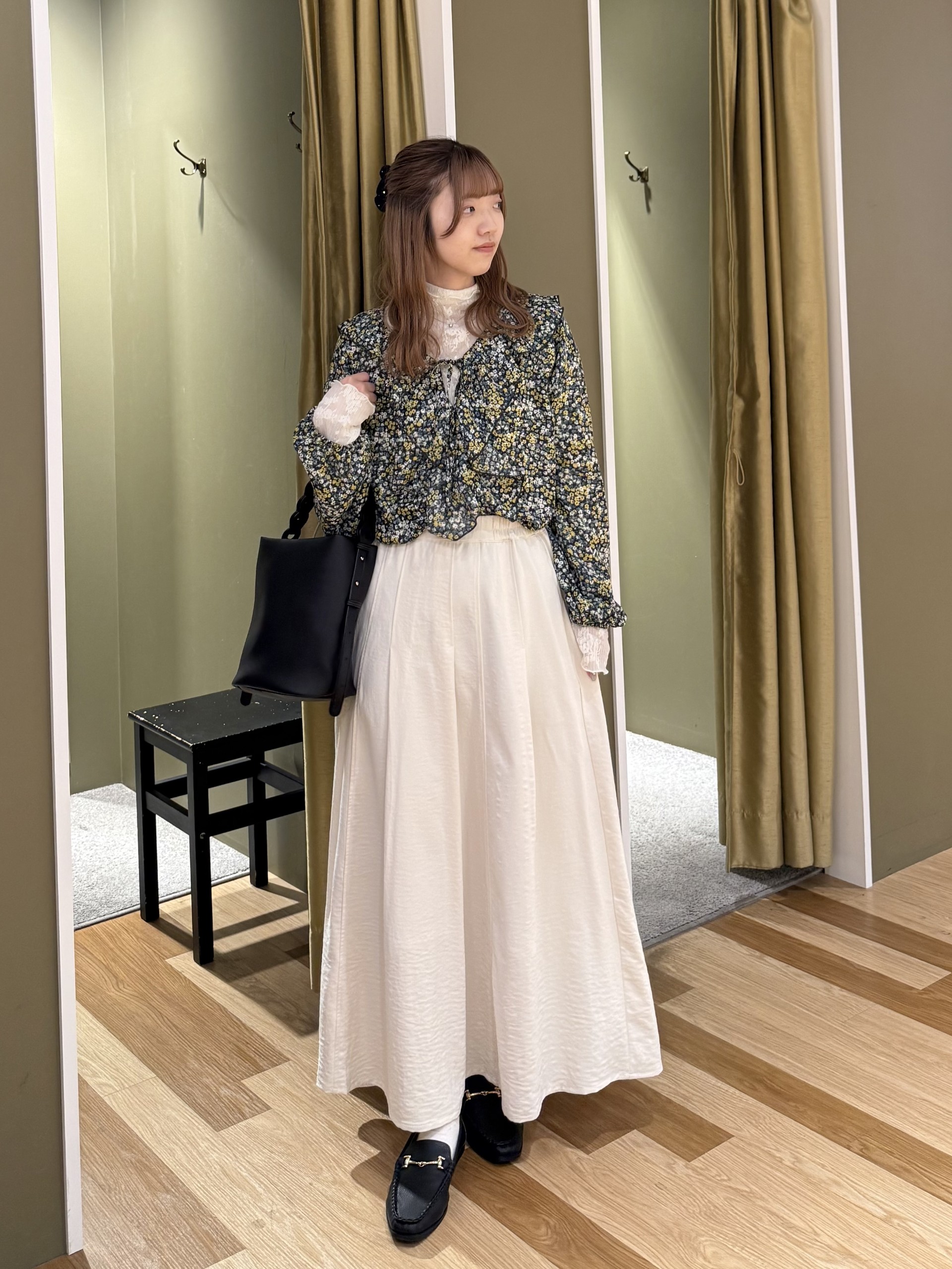 ＃花柄とフリルで叶える