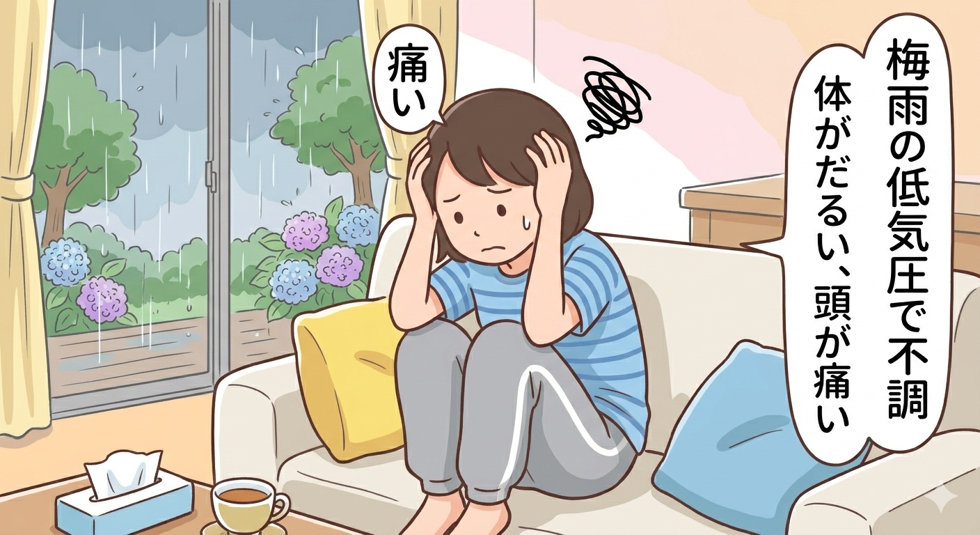 梅雨の不調と整体ケア