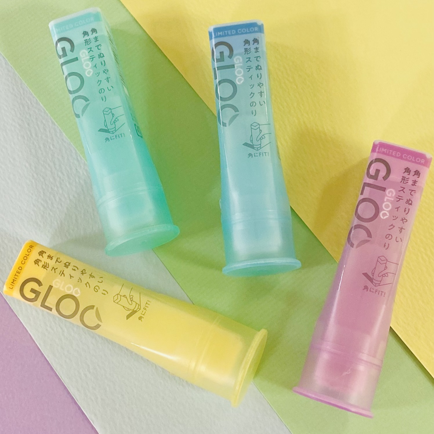 GLOO スティックのり(限定ソルベカラー)