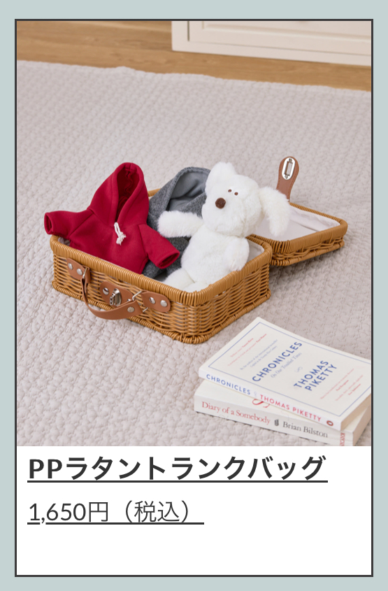 PPラタントランクバッグ　￥1650(税込)