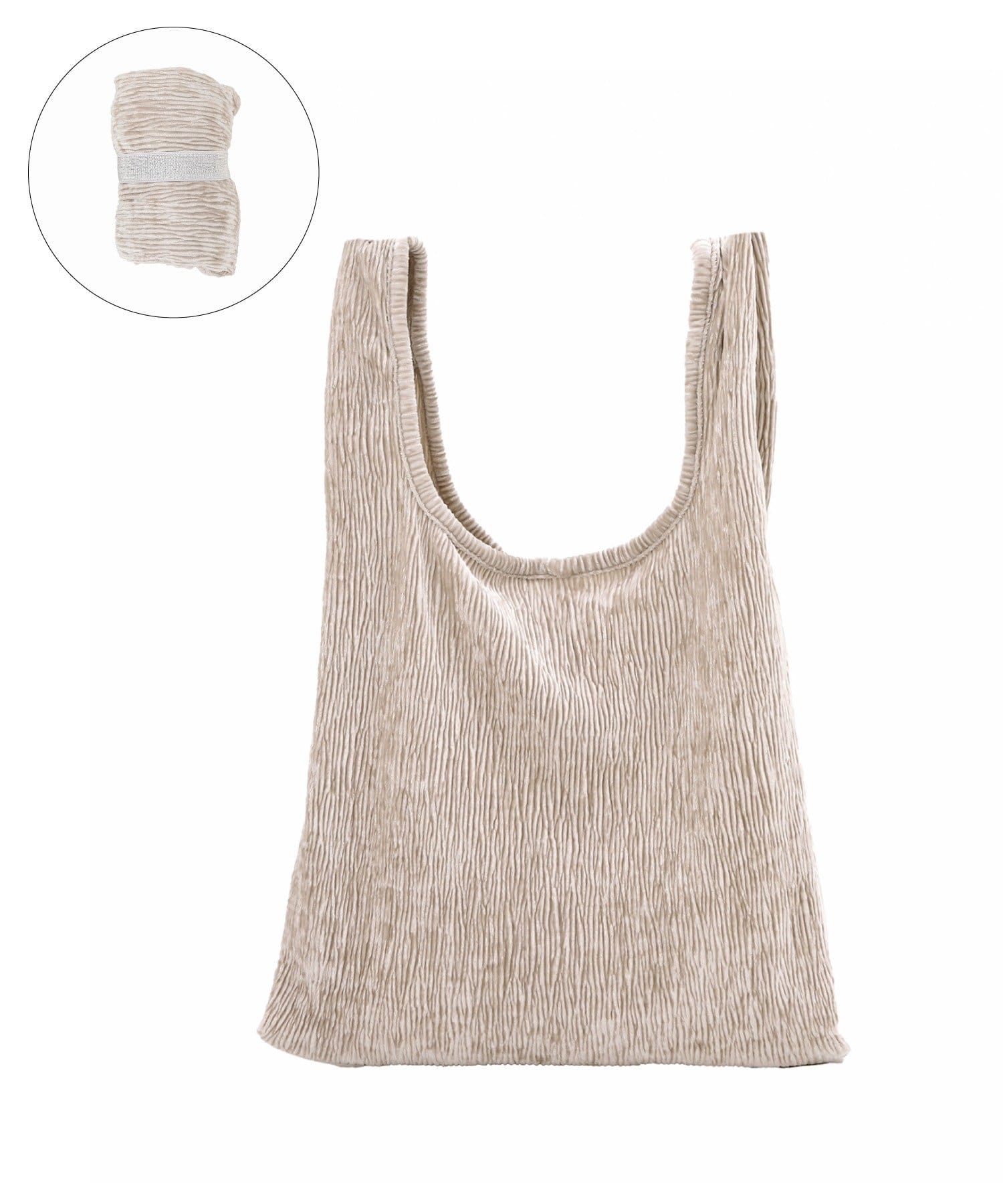 ベロアリブエコバッグ ¥660(税込)