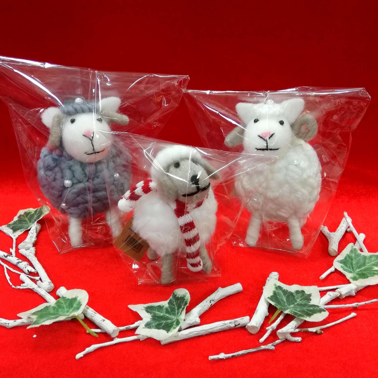 クリスマス雑貨*モコモコアニマル*