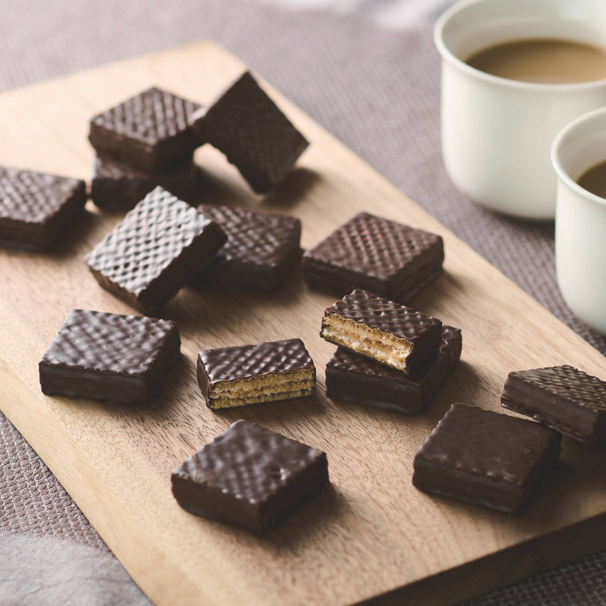 チョコがけウエハース　塩バニラクリーム