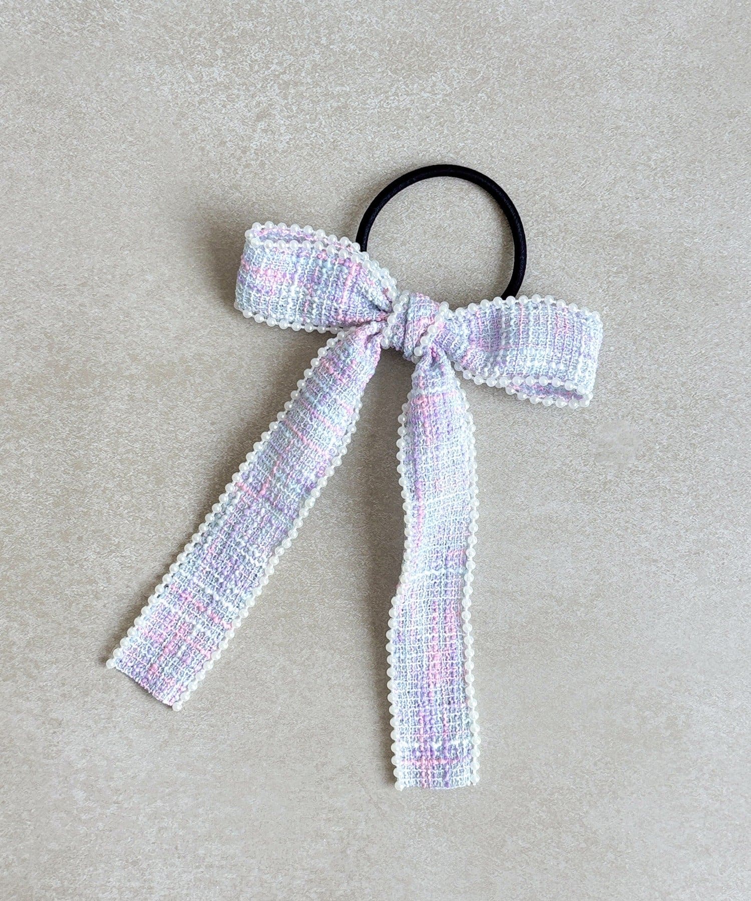 キッズツイードリボンポニー ¥550(税込)