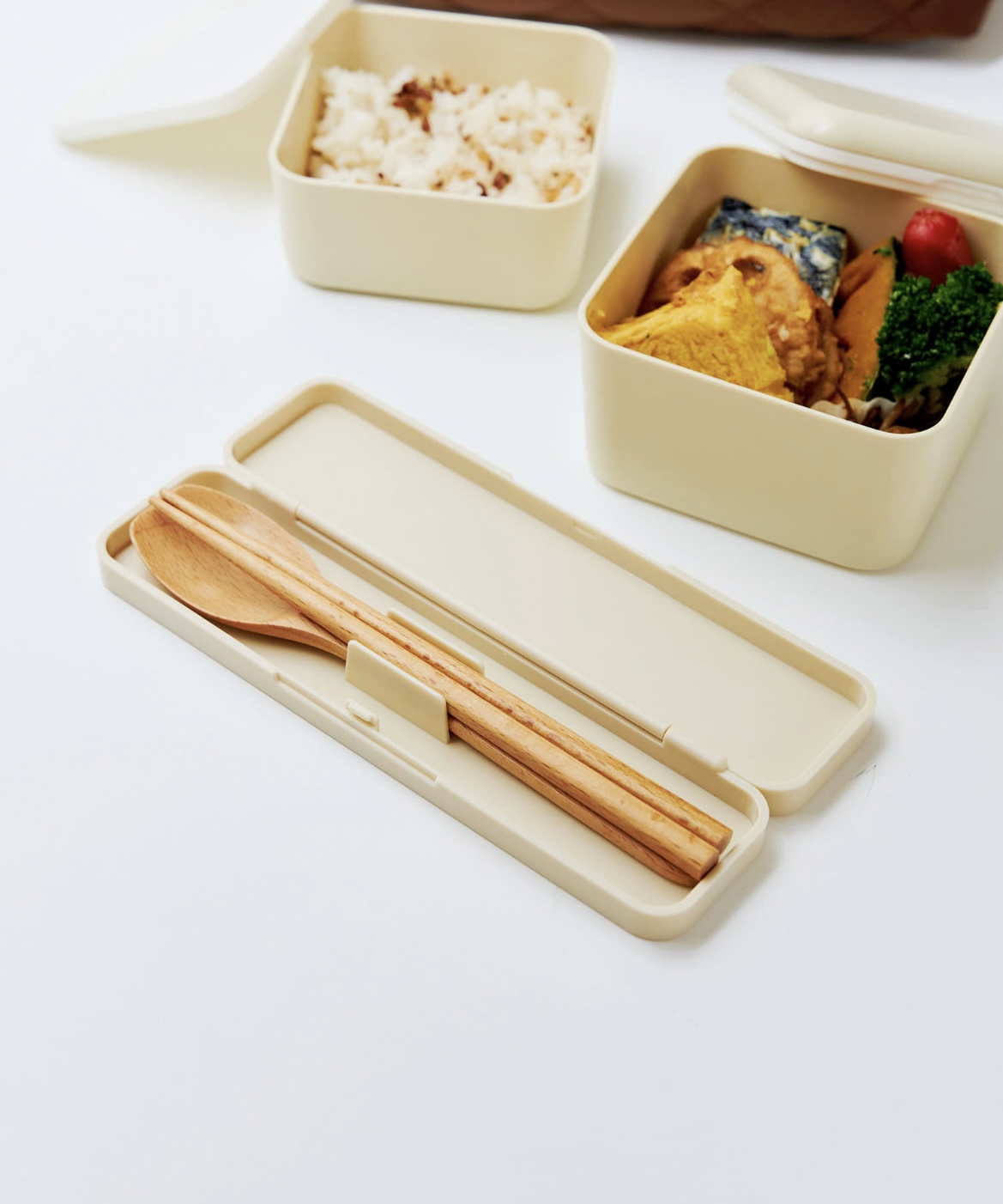 木製お箸スプーンセット　￥330(税込)