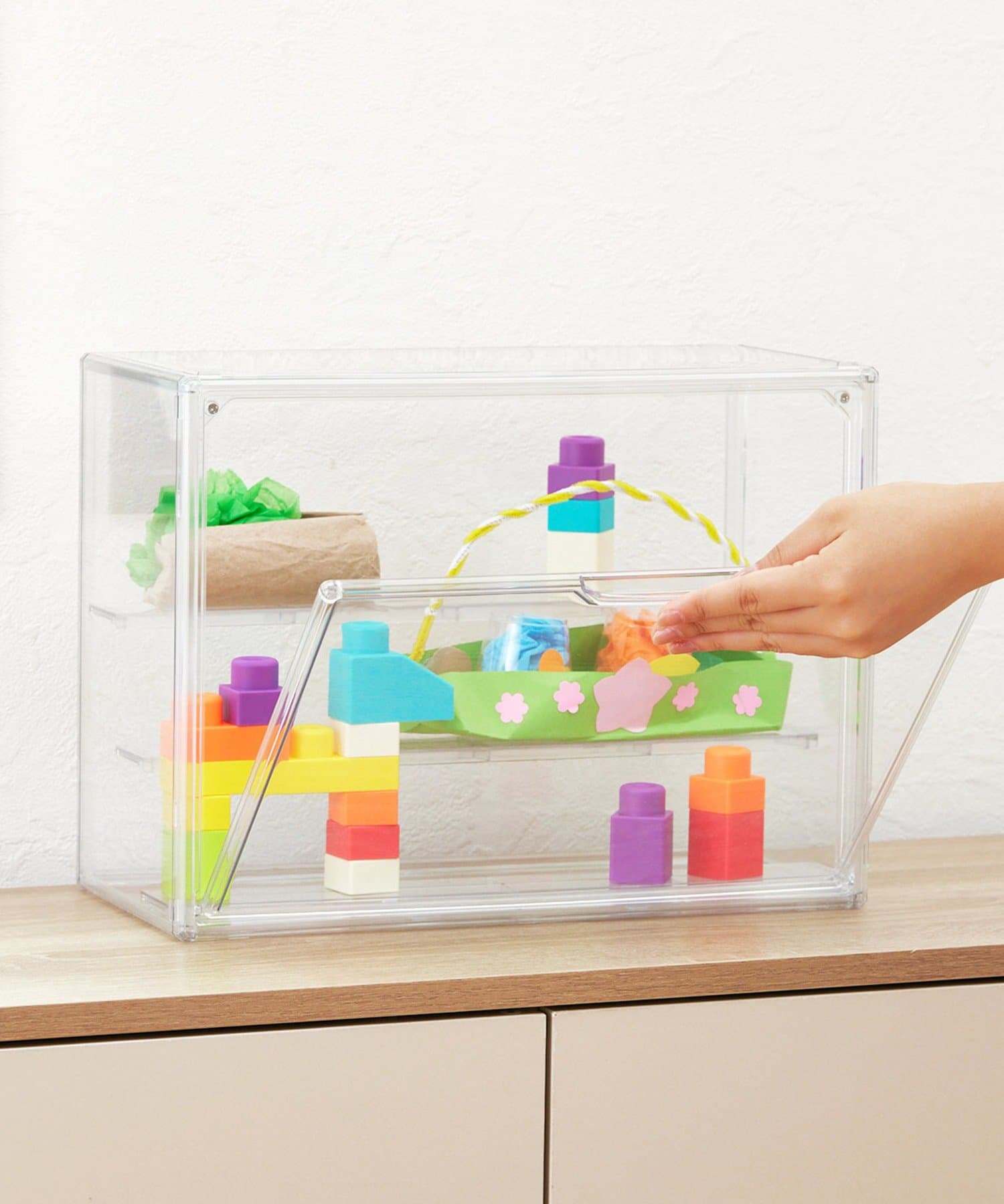 マルチクリアボックス棚付き ￥1,650(税込)