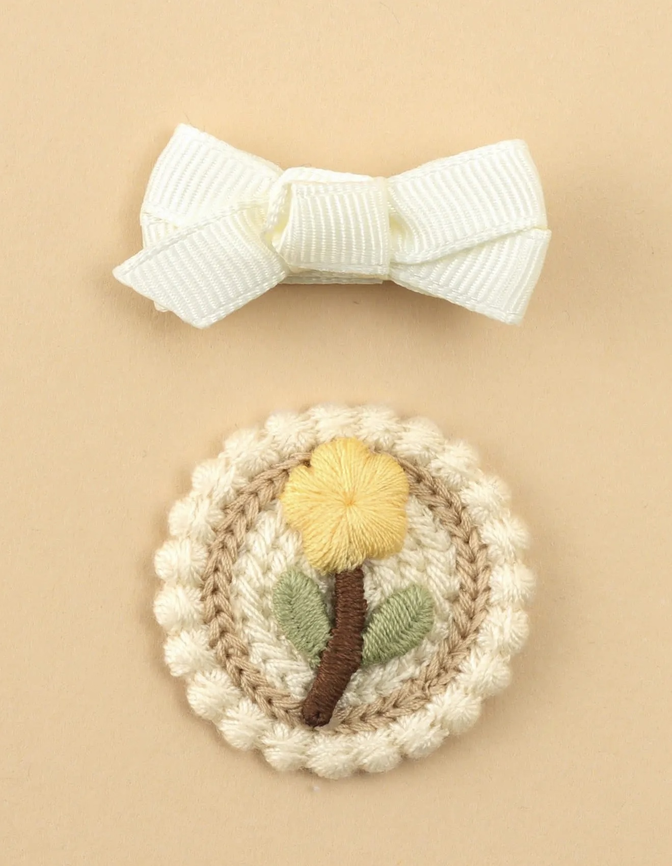 刺繍クリップ2個セット ￥330(税込)